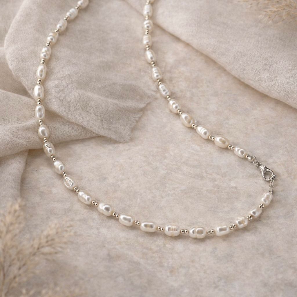 שרשרת פנינים כסופה - תמונה 2